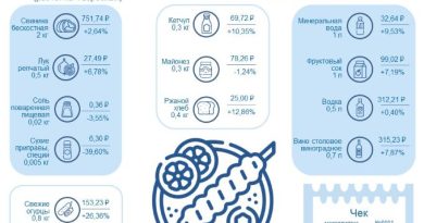 Инфографика Стоимость пикника